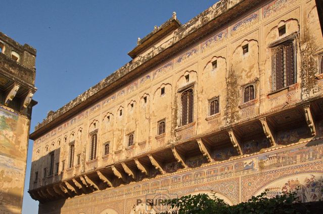 Dtail de la faade
Mots-clés: Asie;Inde;Rajasthan;Fatehpur;Shekawati