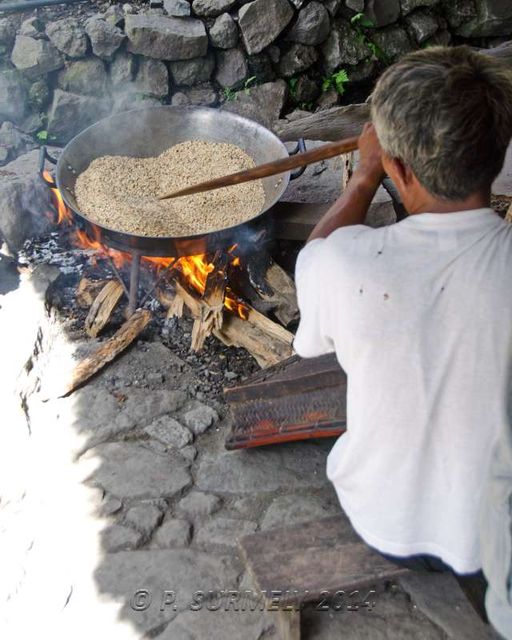 Bangaan
Le riz est grill pour la prparation du vin de riz
Mots-clés: Asie;Philippines;Luzon;Bangaan;riz