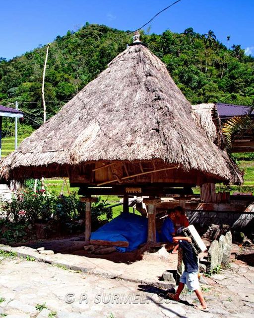 Bangaan
Maison traditionnelle
Mots-clés: Asie;Philippines;Luzon;Bangaan