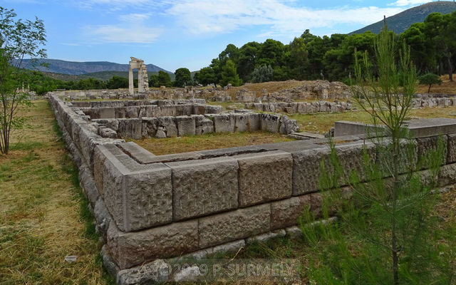 Epidaure
Dtail du mur du gymnase (reconstitution)
Mots-clés: Europe;Grce;Ploponnse;Epidaure