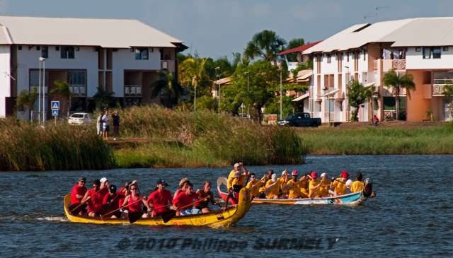 Matres de la Pagaie
Course de pirogue sur le Lac Bois Chaudat  Kourou, dition 2010
Mots-clés: Guyane;Amrique;tropiques;sport;comptition;pirogue