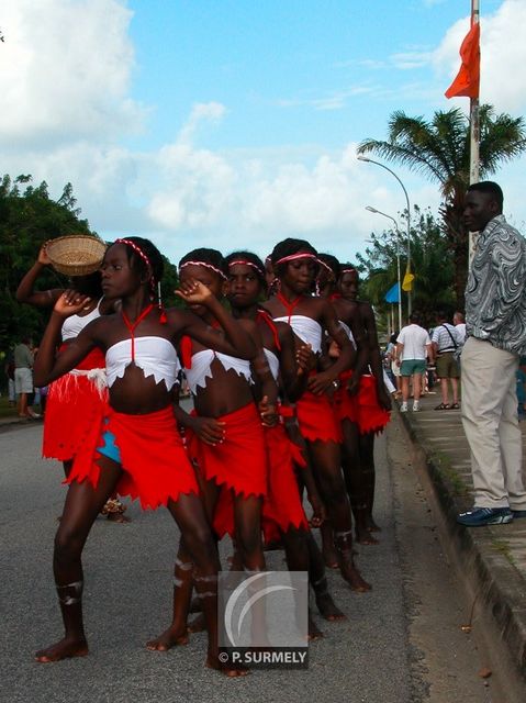 Carnaval
Carnaval de Guyane 2003
Mots-clés: Guyane;Amrique;tropiques;carnaval;festivit;dguisement