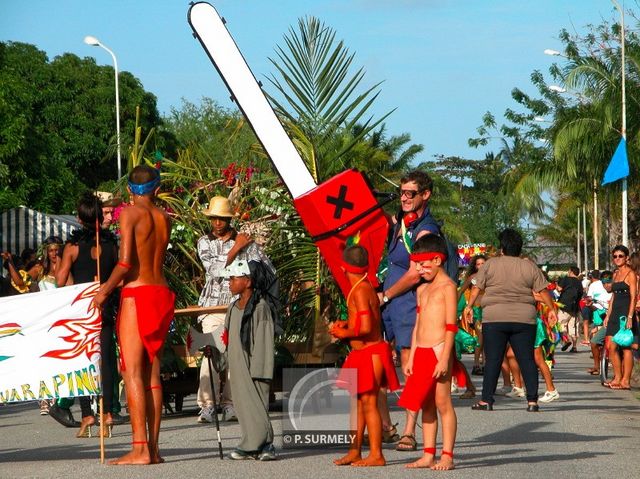 Carnaval
Carnaval de Guyane 2003
Mots-clés: Guyane;Amrique;tropiques;carnaval;festivit;dguisement