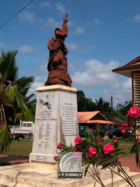 Monument aux morts
Mots-clés: Guyane;Amrique;Iracoubo;statue