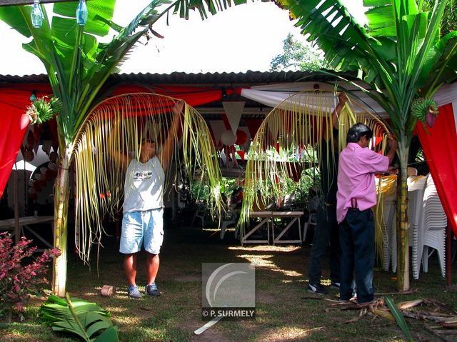 Mariage
Mariage franco_surinamais de tradition javanaise
Mots-clés: Suriname;Amrique;mariage;Java;festivit