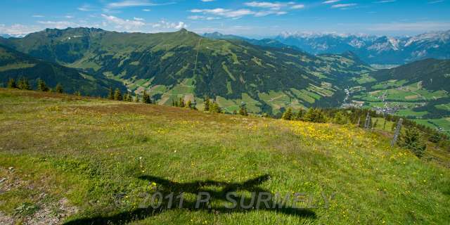 Vue depuis le Schatzberg
Mots-clés: Europe; Autriche; Tyrol; Wildschoenau