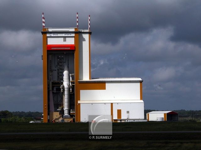 Ariane 5 V155
dans le BAF
Mots-clés: Guyane;Amrique;Kourou;Centre Spatial;Ariane;fuse