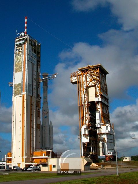 Ariane 4 V156
Zone de lancement
Mots-clés: Guyane;Amrique;Kourou;Centre Spatial;Ariane;fuse