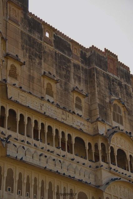 Fort Junagarh
Dtail de la faade.
Mots-clés: Asie;Inde;Rajasthan;Bikaner;fort