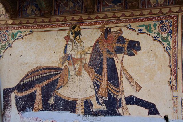 Peinture murale
Mots-clés: Asie;Inde;Rajasthan;Fatehpur;Shekawati