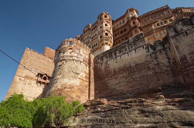 Fort Mehrangahr
Vue gnrale.
Mots-clés: Asie;Inde;Rajasthan;Jodhpur;fort