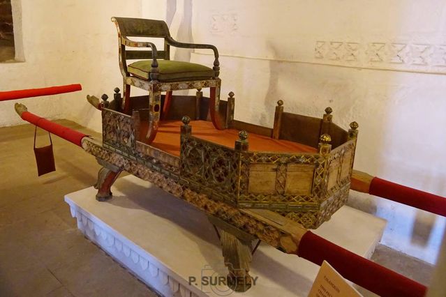 Fort Mehrangahr
Chaise  porteur.
Mots-clés: Asie;Inde;Rajasthan;Jodhpur;fort