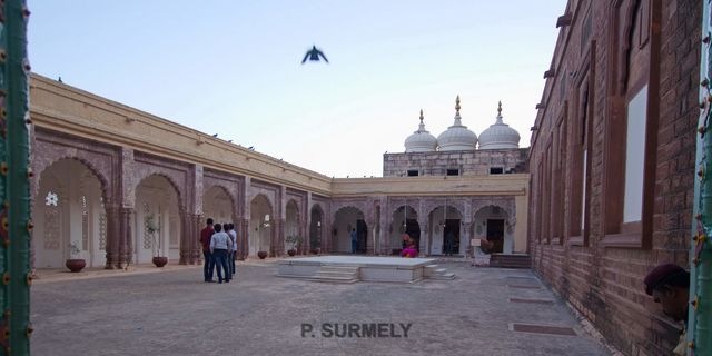 Fort Mehrangahr
Cour intrieure.
Mots-clés: Asie;Inde;Rajasthan;Jodhpur;fort