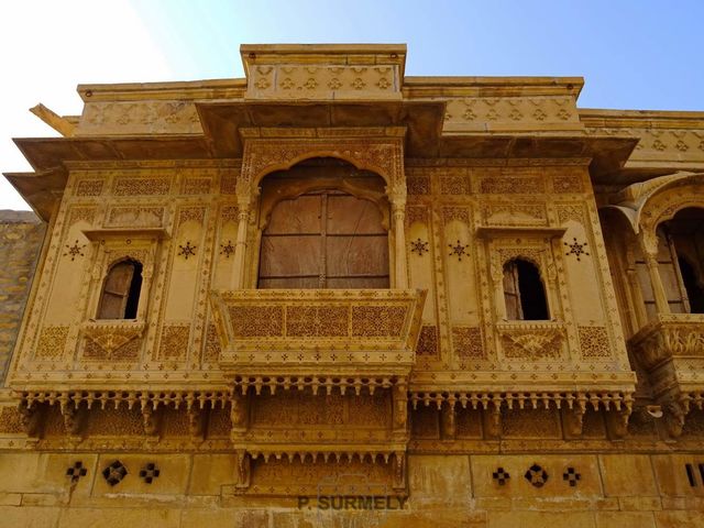 Dtail de faade
Mots-clés: Asie;Inde;Rajasthan;Jaisalmer