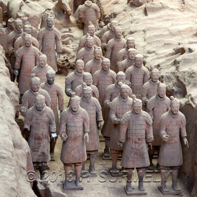 Tombeau de Qin Shi Huang Di
Soldats
Mots-clés: Asie:Chine;Xi'An;soldat;terre cuite