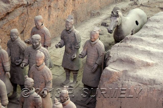 Tombeau de Qin Shi Huang Di
Soldats
Mots-clés: Asie:Chine;Xi'An;soldat;terre cuite