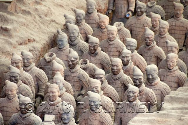 Tombeau de Qin Shi Huang Di
Soldats
Mots-clés: Asie:Chine;Xi'An;soldat;terre cuite