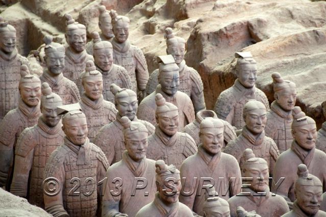 Tombeau de Qin Shi Huang Di
Soldats
Mots-clés: Asie:Chine;Xi'An;soldat;terre cuite