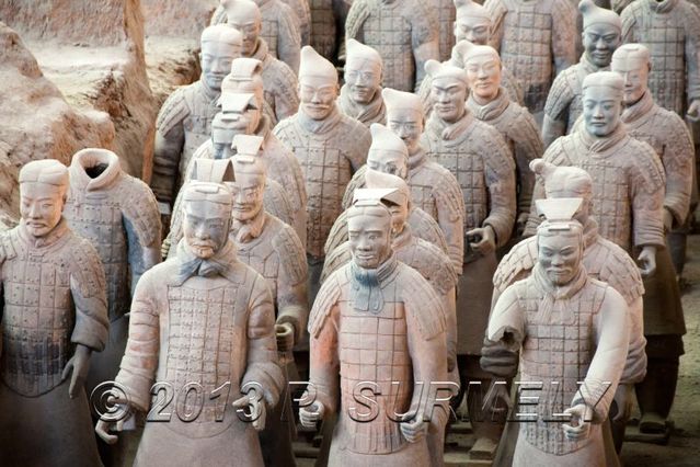 Tombeau de Qin Shi Huang Di
Soldats
Mots-clés: Asie:Chine;Xi'An;soldat;terre cuite