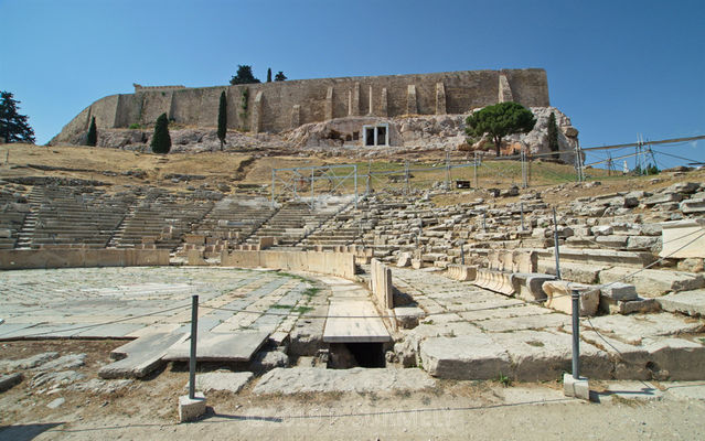 Athnes
L'Acropole vue depuis le thtre de Dionysios.
Mots-clés: Europe:Grce:Attique;Athnes
