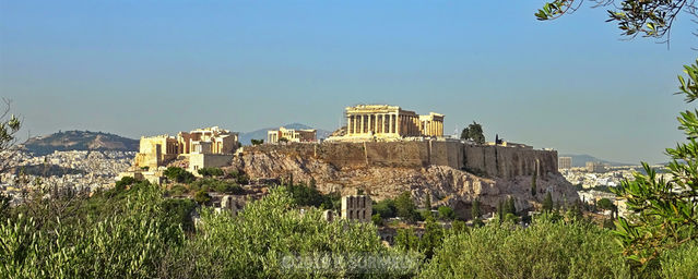 Athnes
L'Acropole vue de la colline Philopappou.
Mots-clés: Europe:Grce:Attique;Athnes