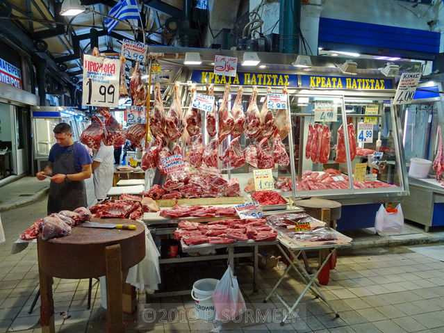 Athnes
Dans les Halles Municipales d'Athnes.
Mots-clés: Europe:Grce:Attique;Athnes