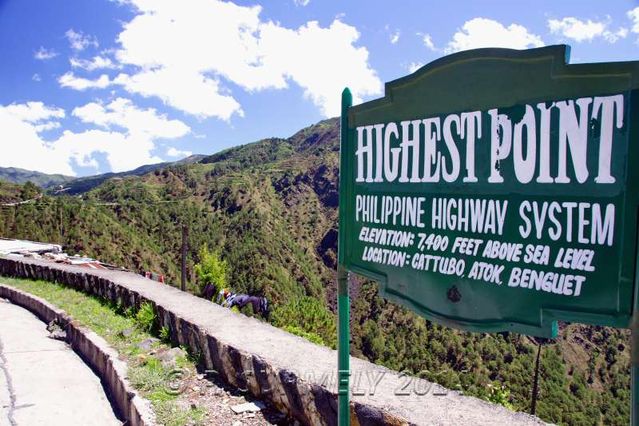 Baguio-Bontoc Road
Au point culminant de la route  Atok
Mots-clés: Asie;Philippines;Luzon;Mountain Province