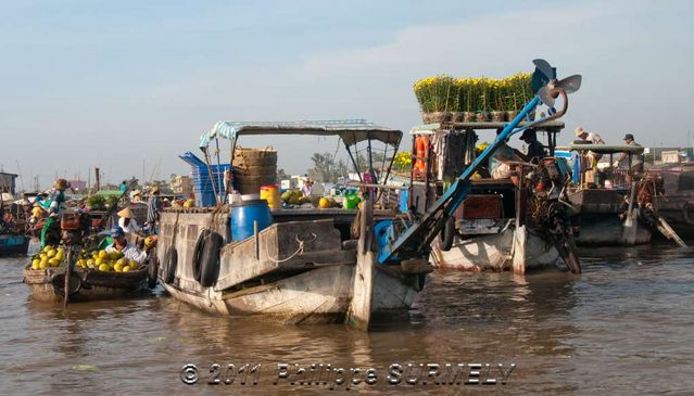 Au march flottant
Mots-clés: Asie;Vietnam;Cantho;Mkong;march