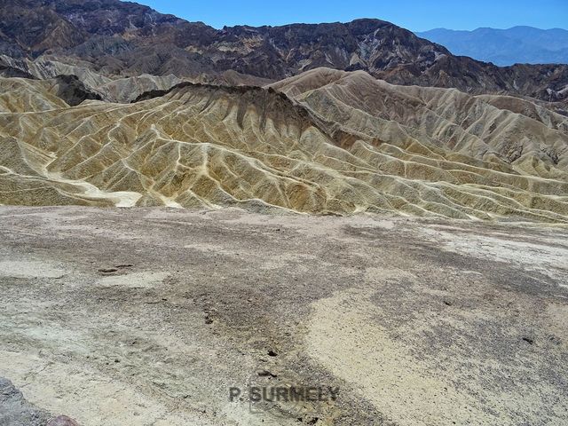 Death Valley National Park : Zabriskie Point
Mots-clés: Amérique;Amérique du Nord;Etats-Unis;USA;California;Nevada;Death Valley National Park;parc national;Vallée de la Mort