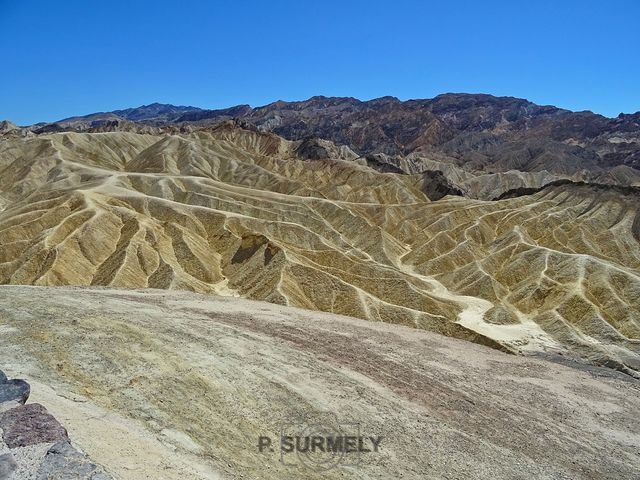 Death Valley National Park : Zabriskie Point
Mots-clés: Amérique;Amérique du Nord;Etats-Unis;USA;California;Nevada;Death Valley National Park;parc national;Vallée de la Mort