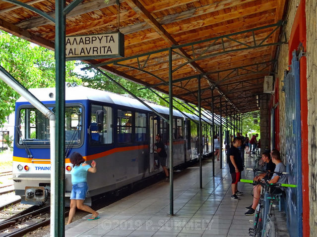 Train Diakofto-Kalavrita
Mots-clés: Europe;Grce;Ploponnse;train