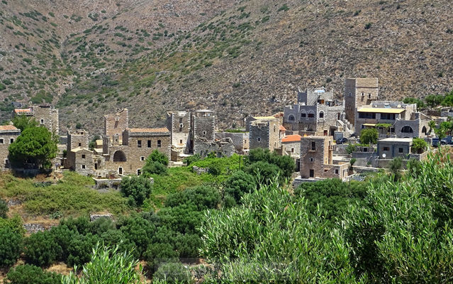 Korogonianika
Vue gnrale du village.
Mots-clés: Europe;Grce;Ploponnse;Magne;Korogonianika