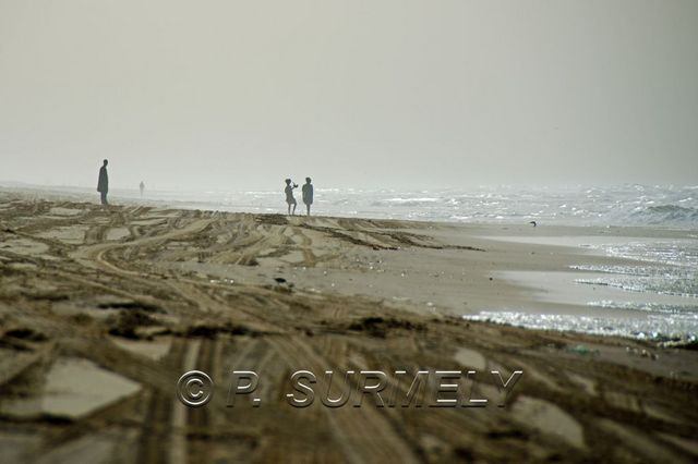 Plage  heuteur du Lac Rose
Mots-clés: Afrique;Sngal;Lac Rose;Atlantique;plage