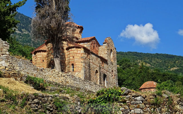 Mystras
L'vanglistria est la seule glise de Mistra pour laquelle on ne possde aucune information concernant son fondateur ou son restaurateur.
Mots-clés: Europe;Grce;Ploponnse,Mystras