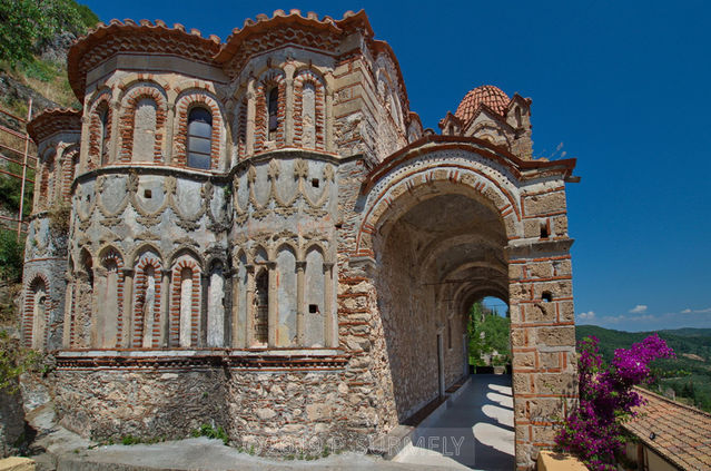 Mystras
Le monastre de la Pantanassa.
Mots-clés: Europe;Grce;Ploponnse,Mystras