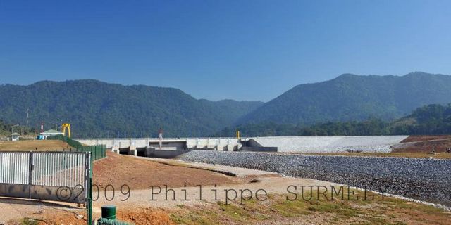 La barrage de rgulation
Usine lectrique de Nam Theun II
Mots-clés: Laos;Asie;Nakai;Nam Theun