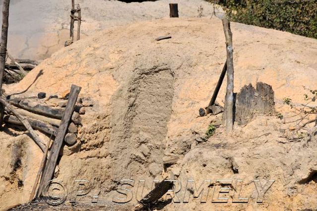 Site de fabrication de charbon de bois
Le long de la retenue de Nam Theun II
Mots-clés: Laos;Asie;Nakai;Nam Theun