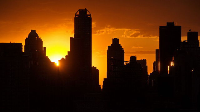 Queens
Coucher de soleil sur Manhattan
Mots-clés: Amrique du Nord, Etats-Unis, New York