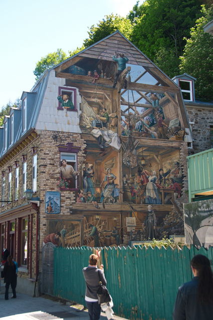 Qubec
Fresque murale dans le Vieux Qubec
Mots-clés: Amrique;Canada;Qubec